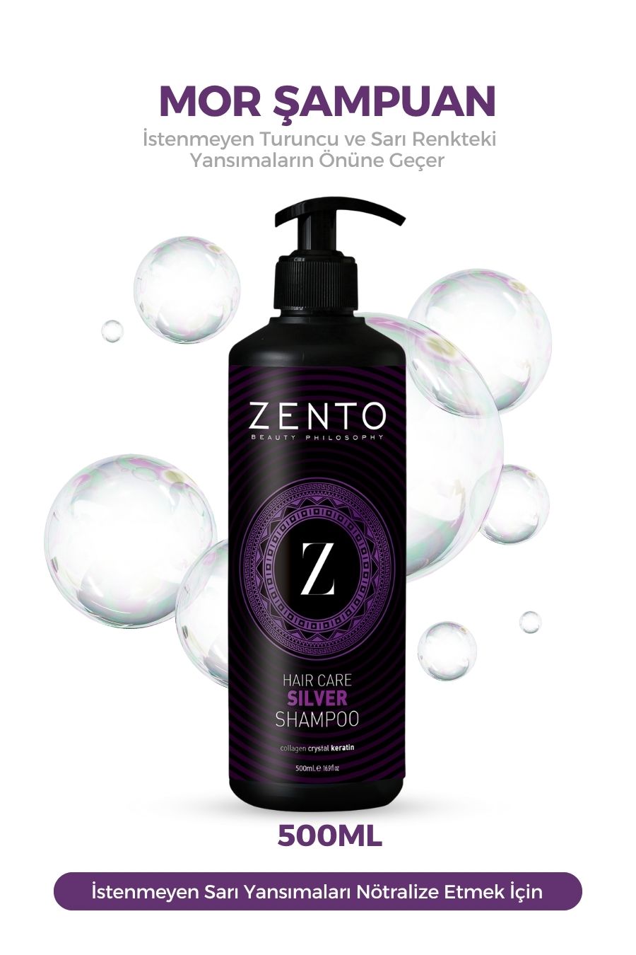 Zento Silver Şampuan 500 ml