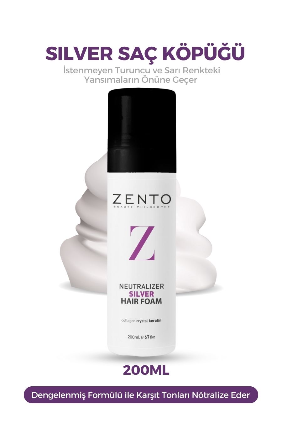 Zento Silver Köpük 200 Ml