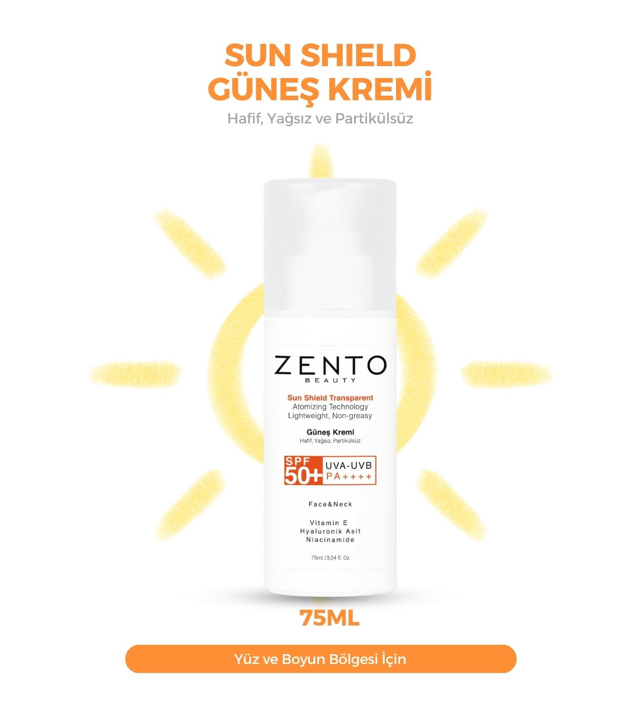 Zento Güneş Kremi 75 Ml